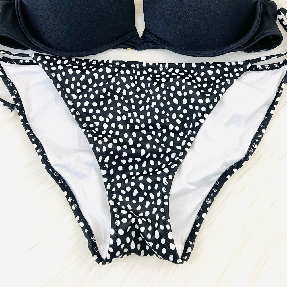 34C/Large Victoria’s Secret Push Up Top Bikini Swim Set - Picture 3 of 16